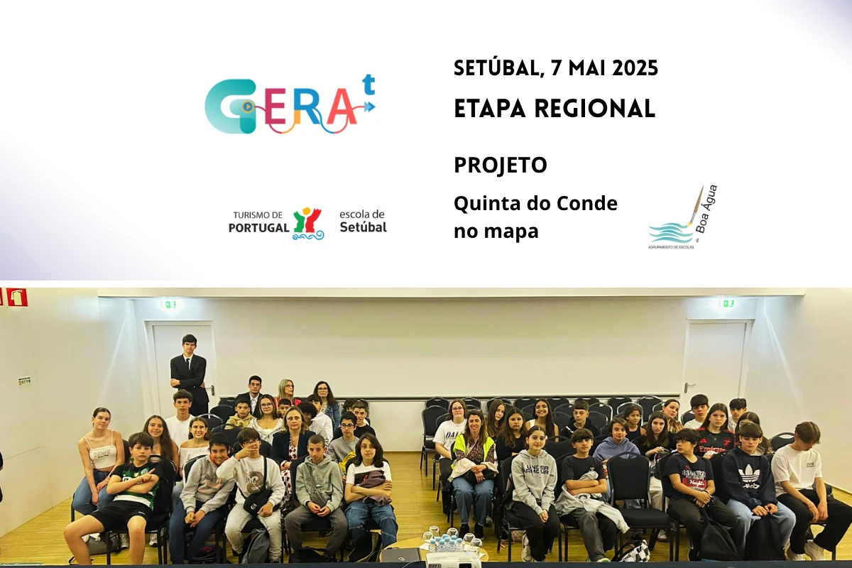3cB da Escola Básica Integrada da Boa Água representa Setúbal na edição 2024/2025 do GERAt