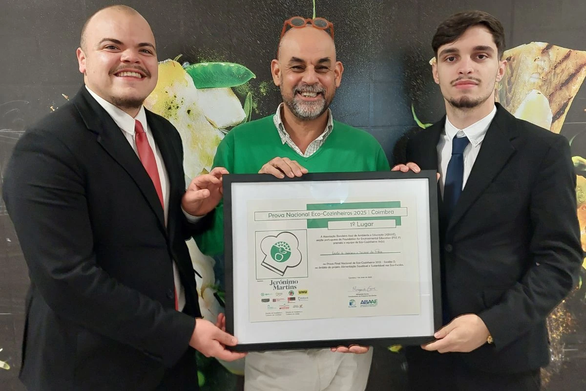 Alunos da EHTP vencem concurso nacional Eco-Cozinheiros 2025