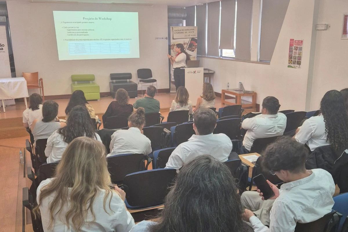 Alunos finalistas da Escola de Hotelaria e Turismo do Oeste apresentam projetos criativos nas Provas de Avaliação em Turismo