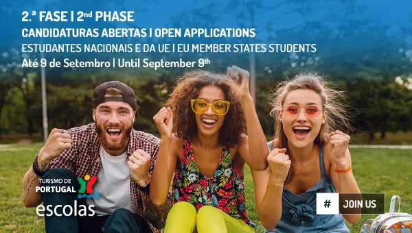 2ª FASE Candidaturas Abertas | Estudantes Nacionais e da UE 