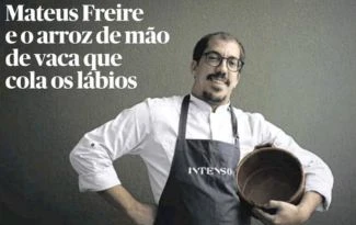 Mateus Freire, ex-aluno do curso de Pastelaria Avançada em destaque no Jornal Público e na Revista Caras