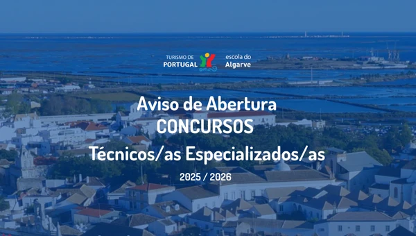 Aviso de Abertura - Concursos Técnicos/as Especializados/as  2025/2026