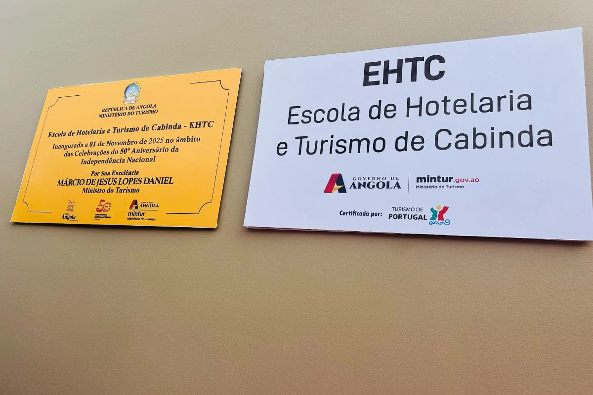 Turismo de Portugal inaugura Escola de Hotelaria e Turismo de Cabinda e internacionaliza formação
