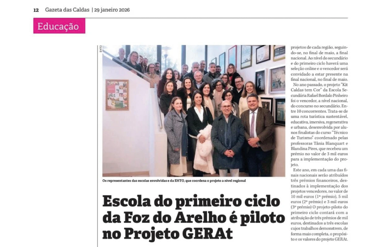 EHTO acolhe escolas em projeto GERAt
