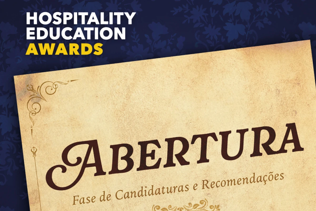 Hospitality Education Awards 2026 - Candidaturas até 15 jun