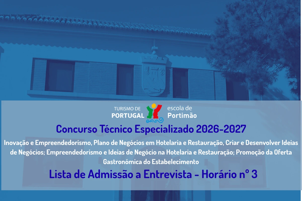 Lista de Admissão a Entrevista - Horário nº 3