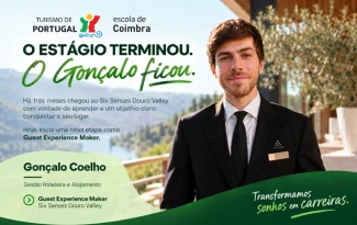 Da EHTC ao Six Senses Douro Valley: o estágio terminou, o Gonçalo ficou