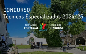 EHT Coimbra | Resultado Concurso para Técnicos Especializados 2024/25 - Turismo Inclusivo e Sustentabilidade