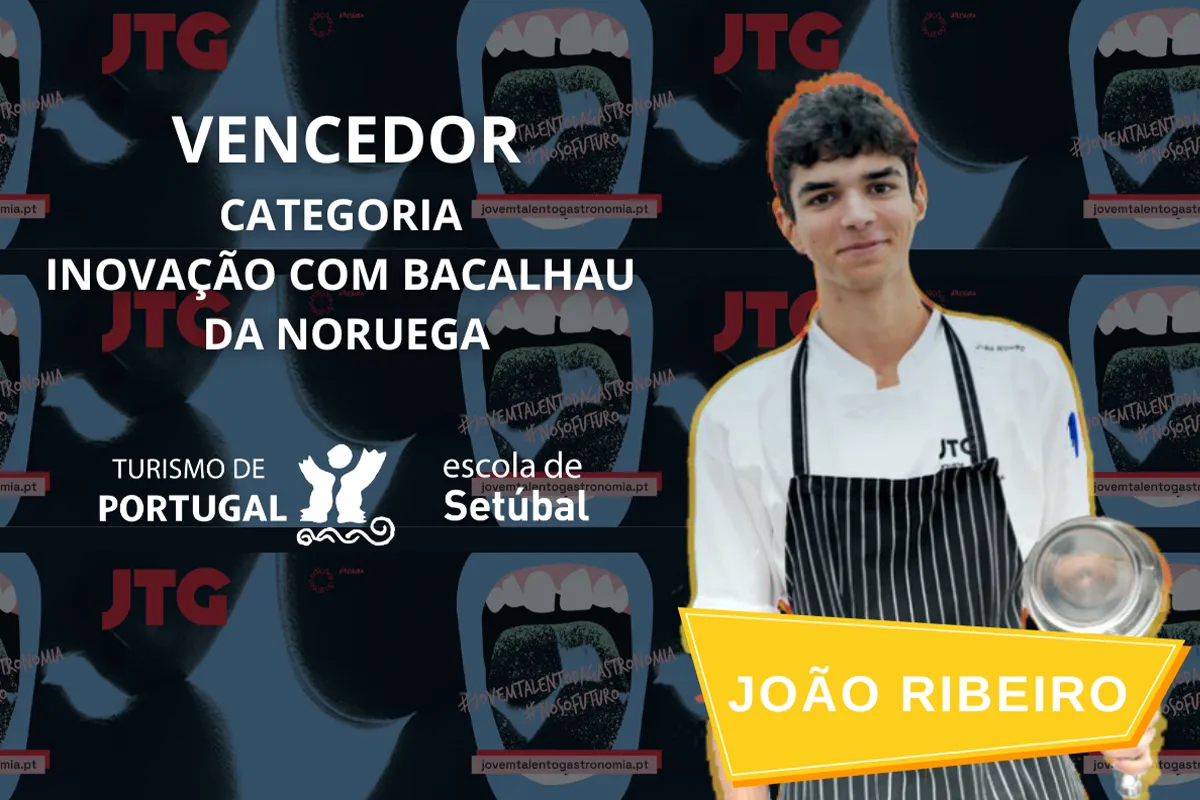 João Ribeiro, aluno de Gestão e Produção de Cozinha