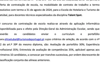 Concurso para Técnicos Especializados – Talent Spot